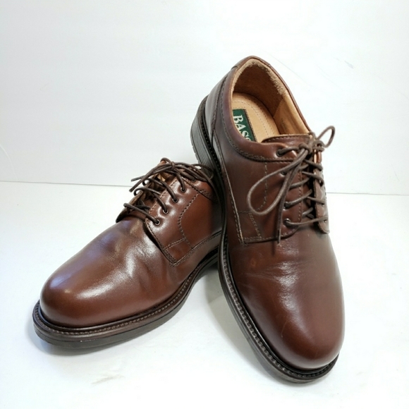Bass Other - Mens Bass Brown Leather Oxford Dress Shoes
